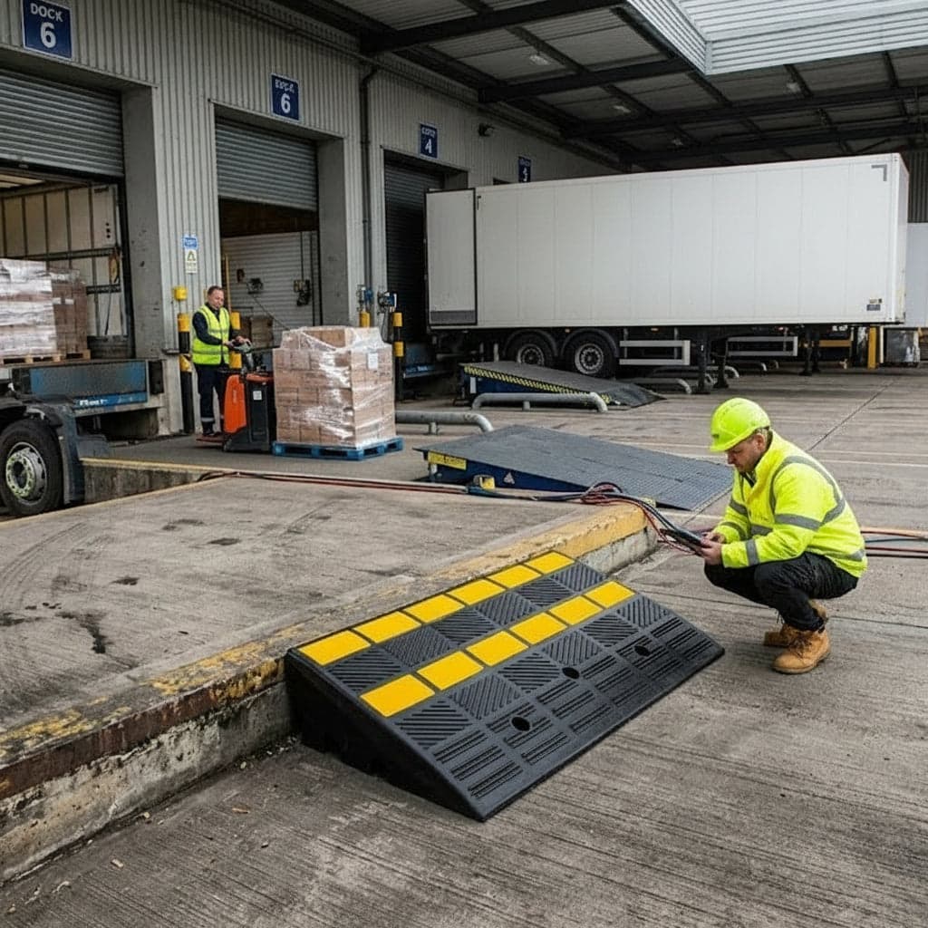 Heavy Duty Rubber Kerb Ramp – 40 Tonne Load Capacity | HGV, Car & Wheelchair Access Ramp — image 2