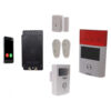 Dark Gray Battery GSM UltraDIAL Alarm with PIR, Door Contact & Solar Siren