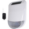 Light Gray Wireless HY Solar Siren Panic Alarm