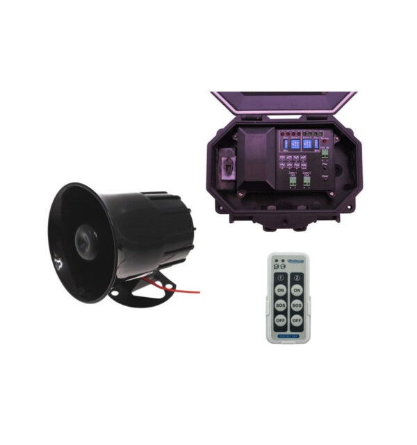 Dark Slate Gray Protect 800 Outdoor Wireless Receiver With Loud Weatherproof Siren