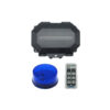 Dim Gray Protect 800 Outdoor Wireless Receiver With Blue Flashing Strobe Light