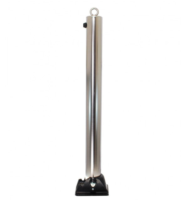 Rosy Brown 76mm Stainless Steel Fold Down Parking Post
