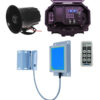 Dark Slate Gray Long Range Wireless Gate Alarm With Outdoor Receiver & Loud 6-tone Siren