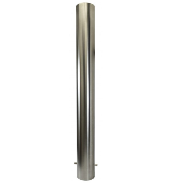 Dim Gray Large Stainless Steel Spigot Designed Bollard - 1.3m x 140mm