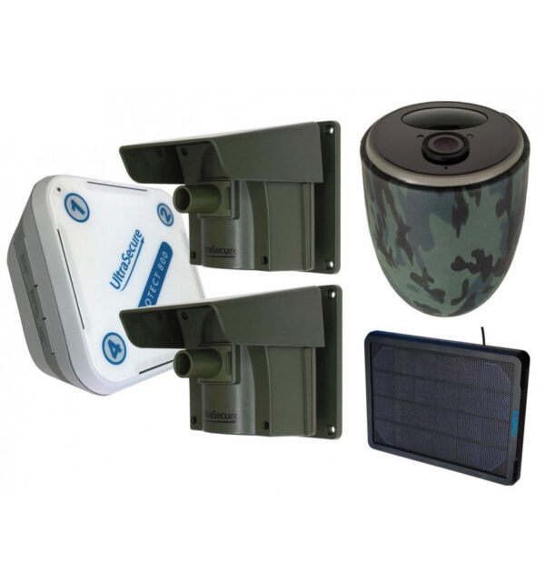 Dark Slate Gray Driveway Alarm System With 2 x PIR's & 1 x 4G Solar Camera Kit