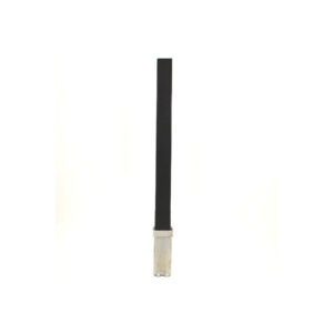 White Smoke Black Removable Security Post With Combination Padlock