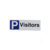 Light Gray External Visitor Wall Mounting Parking Sign