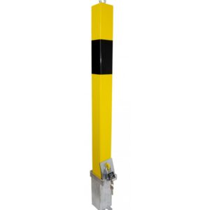 Goldenrod Heavy Duty Yellow Removable Parking & Security Post With Top Mounted Eyelet