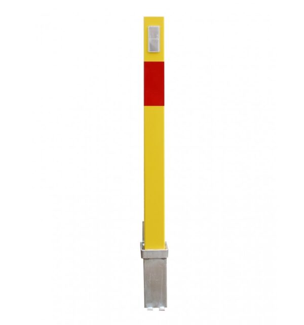 Goldenrod Yellow Removable Security Post With Reflective Band & Pad