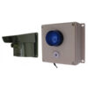 Dim Gray Driveway Alert With Outdoor Adjustable Siren & Flashing LED Receiver & New Pencil Beam Lens Cap