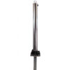 Dim Gray Stainless Steel Fold Down Parking Post With Ground Spigot & Top Eyelet