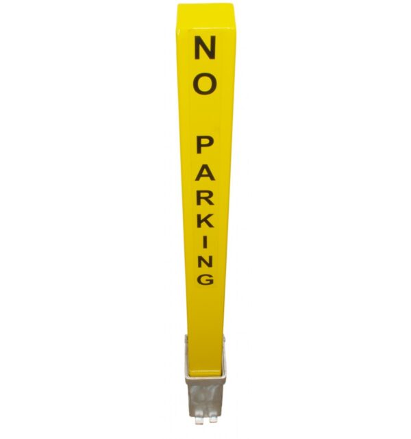 Goldenrod Heavy Duty Yellow Removable Security Post & No Parking Logo