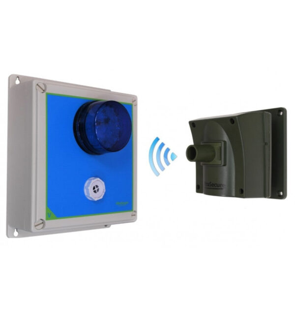 Dark Slate Gray Driveway Alarm With Outdoor Adjustable Siren & Flashing LED Receiver
