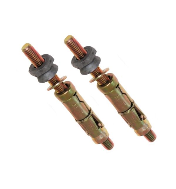 2 x M8 Secure Ground Fixing Bolt Kit