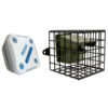 Lavender Protect 800 Driveway Alarm With Protective Wire Cage & Multiple Lens Caps