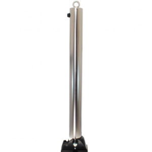 Rosy Brown 76mm Stainless Steel Fold Down Parking Post With Top Eyelet