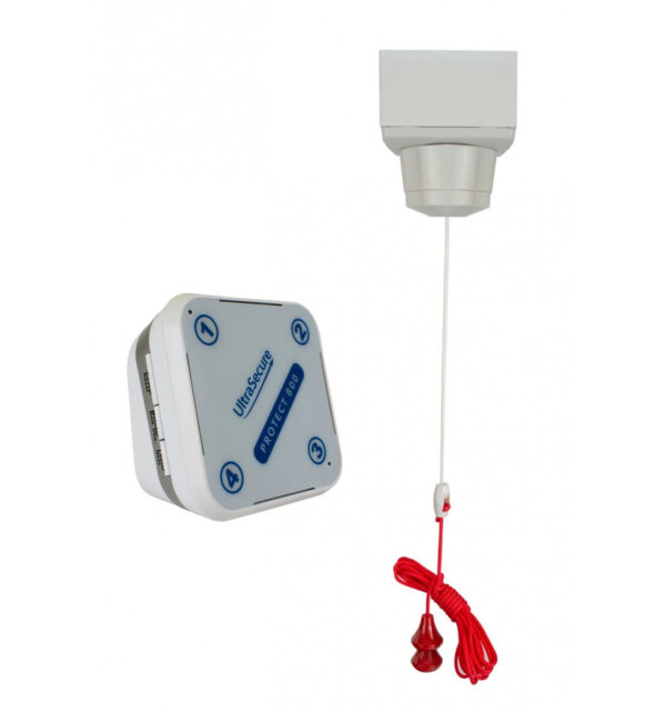 Gray Disabled Toilet Long Range Wireless (800 Metre) Alert System