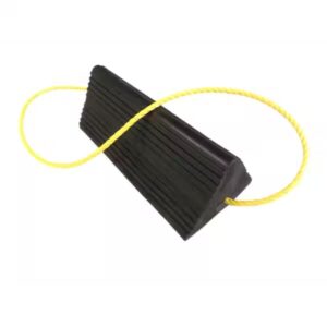 Pale Goldenrod Ribbed Rubber Aircraft Wheel Chock