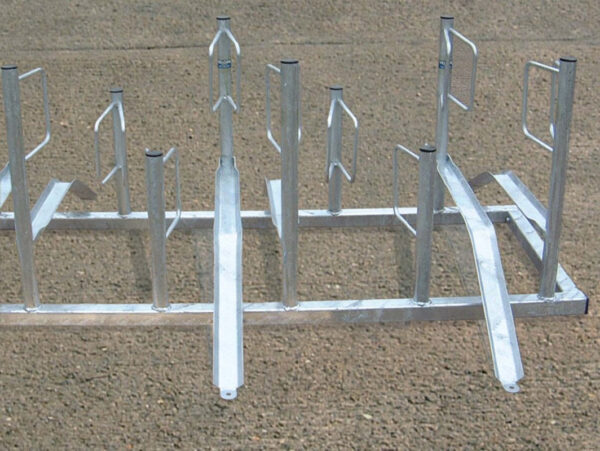 Slate Gray Double Sided Cycle Rack Type A