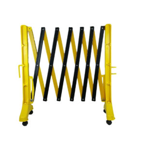 Black Terminal Expandable Safety Barrier