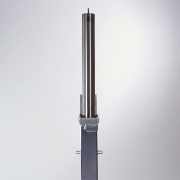 Light Gray 900mm Stainless Retractable Telescopic Post