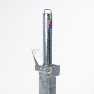 White Smoke 745mm Retractable Post with Integral Lock