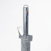 White Smoke 500mm Retractable Post with Integral Lock